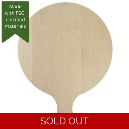 Beech Wood - Pizza Serving Board - Large - Untreated